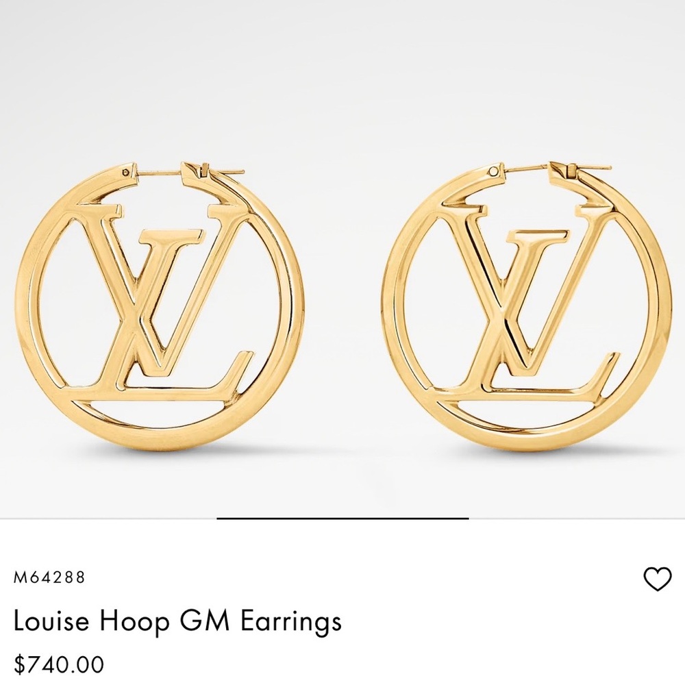 LV GM Gold Hoop earrings